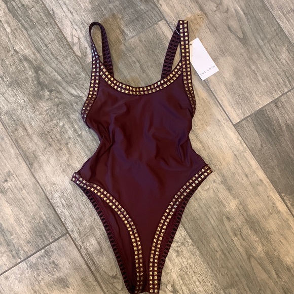 Stone Fox Swim Other - Fox Swim (aka Stone Fox Swim) one piece swimsuit, size S.